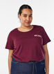 T-shirt med tryck, R&ouml;d, Model image number 0