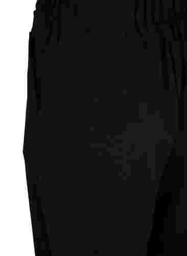 Lösa byxor med fickor, Black, Packshot image number 3