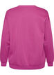Sweatshirt med texttryck, Lila, Packshot image number 1