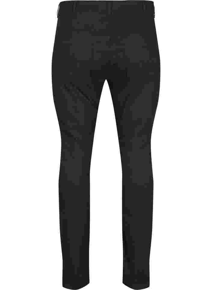 Extra slim Nille jeans med hög midja, Black, Packshot image number 1