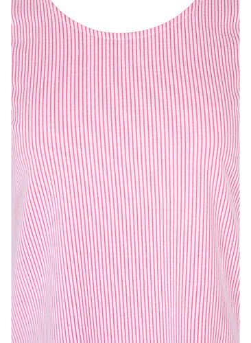 Randig blus med 3/4-ärmar, Magenta Stripe, Packshot image number 2