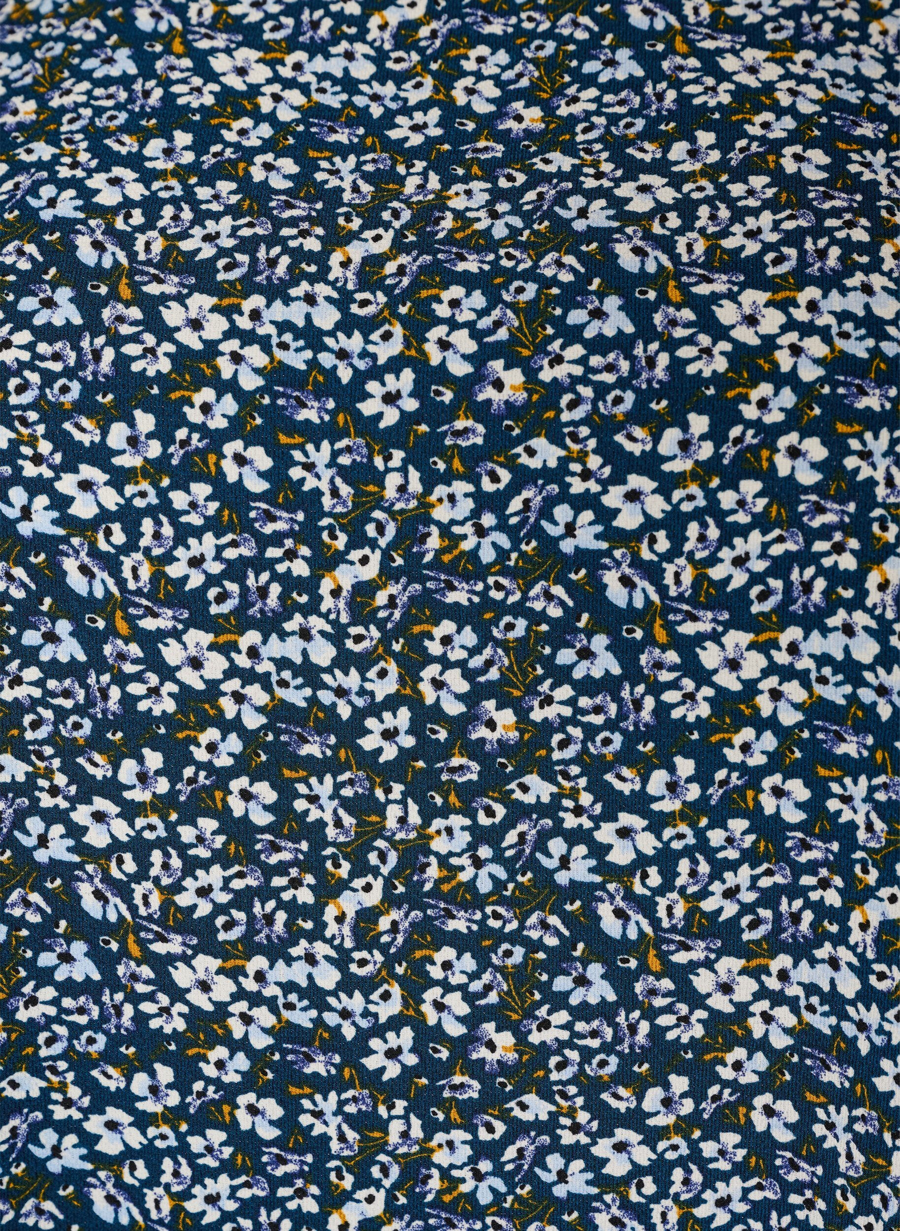 ZizziKl&auml;nning med m&ouml;nster och korta &auml;rmar, Bl&aring;, Packshot image number 2