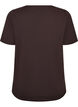 T-shirt med tryck, Brun, Packshot image number 1