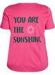 T-shirt med tryck, Rosa, Packshot image number 1