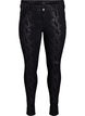 Slim fit-byxor med ormmönster, Svart, Packshot image number 0