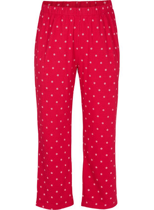 Pyjamasbyxor med mönster, Tango Red AOP, Packshot image number 0