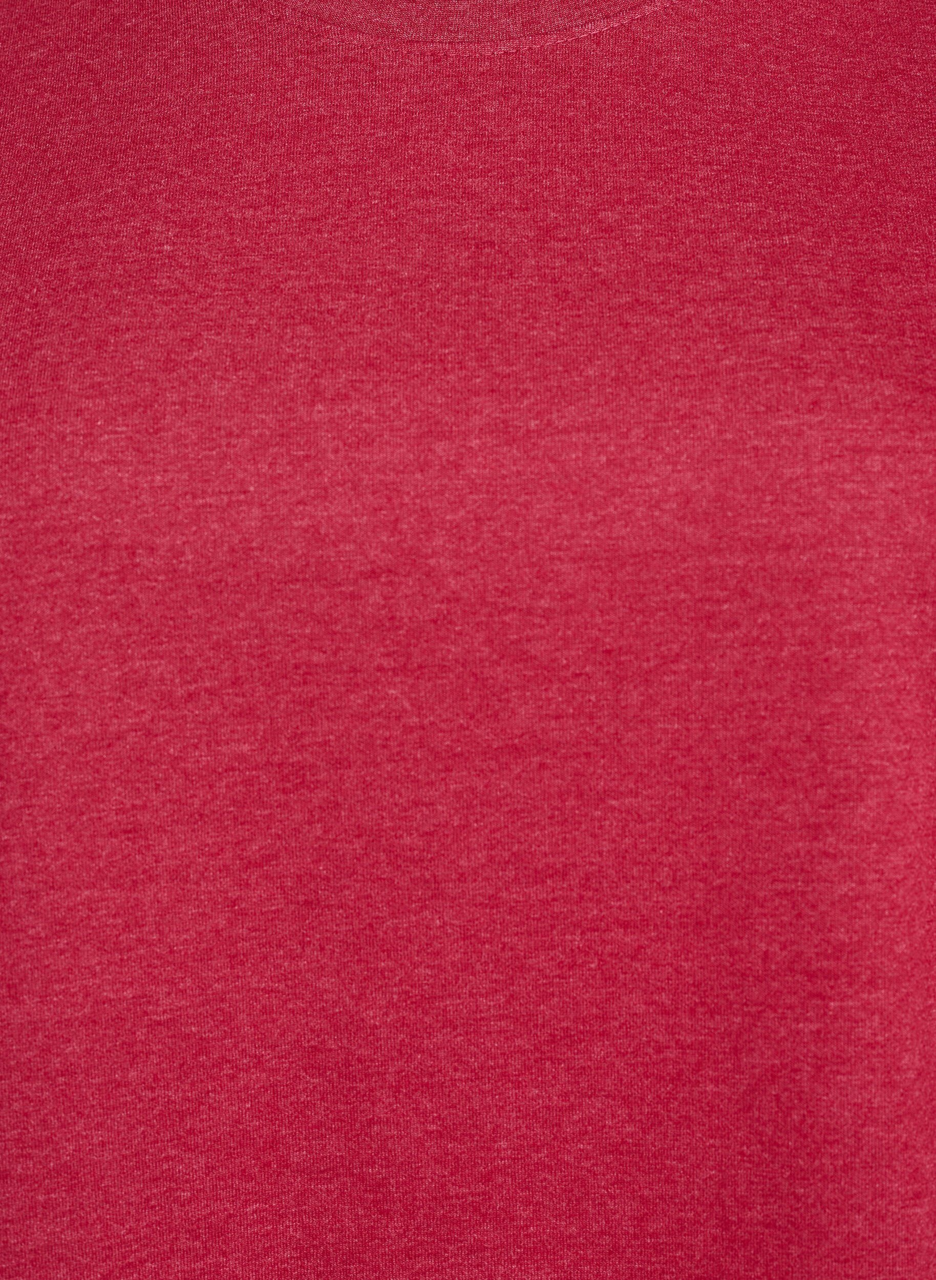 Zizzi Sweatshirt med rund halsringning, R&ouml;d, Packshot image number 2