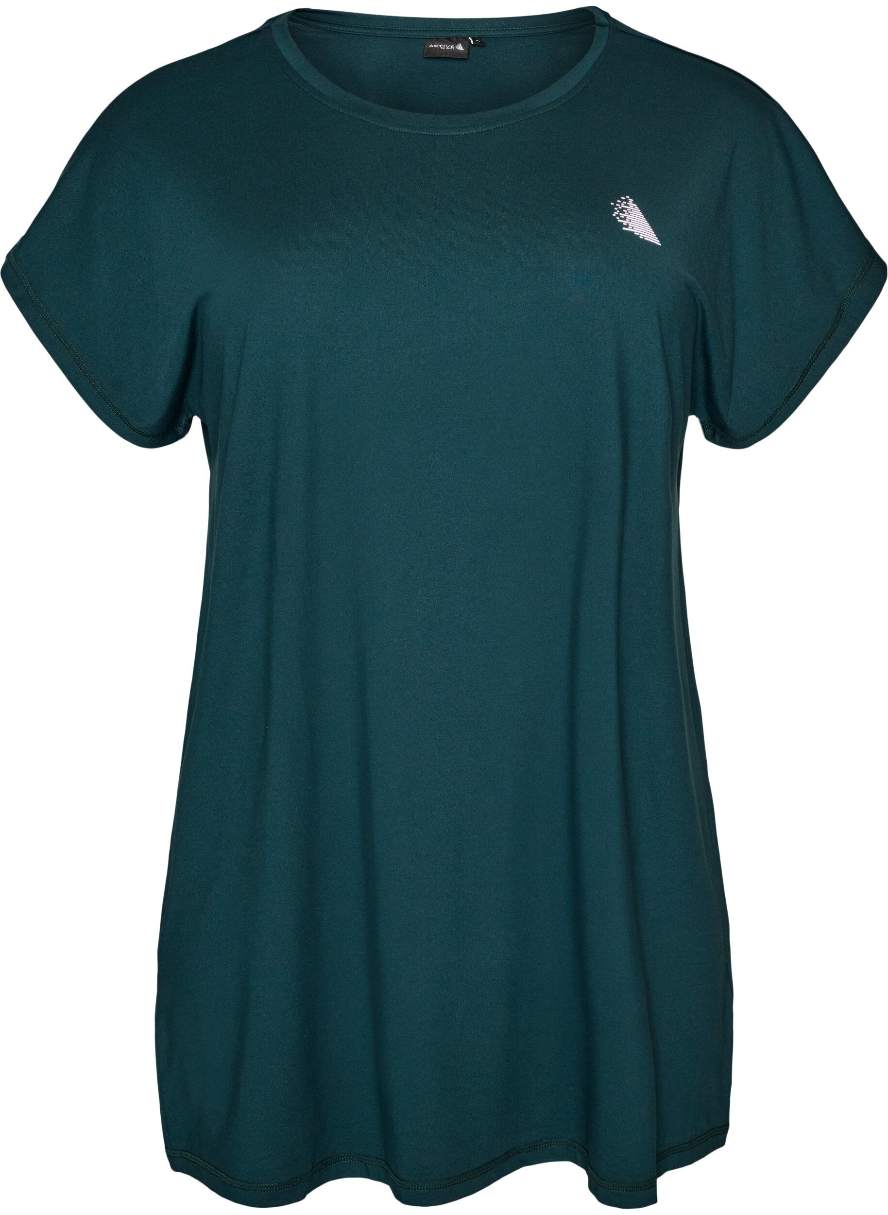ZizziL&aring;ng tr&auml;nings-t-shirt, Gr&ouml;n, Packshot image number 0