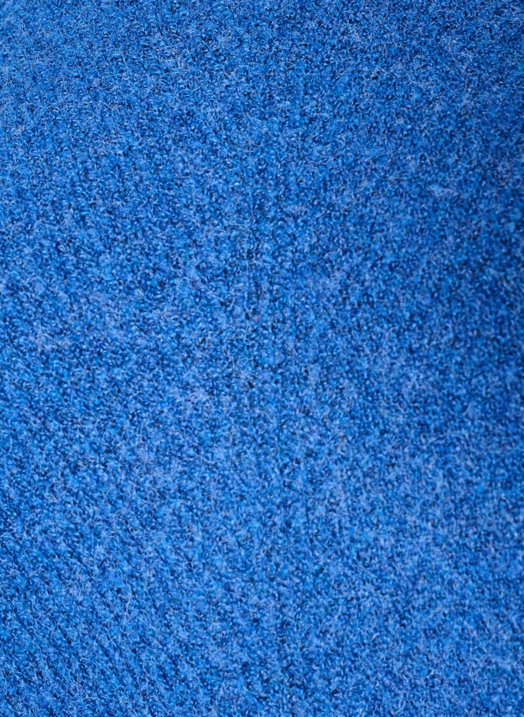 ZizziStickad tr&ouml;ja med diagonalt m&ouml;nster och raglan&auml;rmar, Bl&aring;, Packshot image number 2