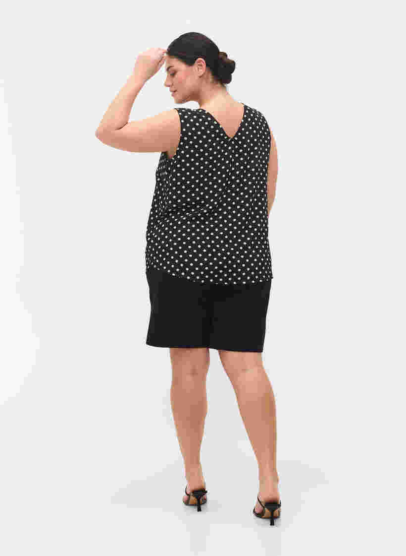 Lösa shorts med dragsko och fickor, Black, Model image number 0