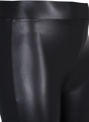 Stretchiga belagda leggings, Black, Packshot image number 2