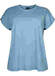 Kortärmad t-shirt för träning, Smoke Blue