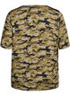 T-shirt med TENCEL&trade; Lyocell och kamouflagem&ouml;nster, Gr&ouml;n, Packshot image number 1