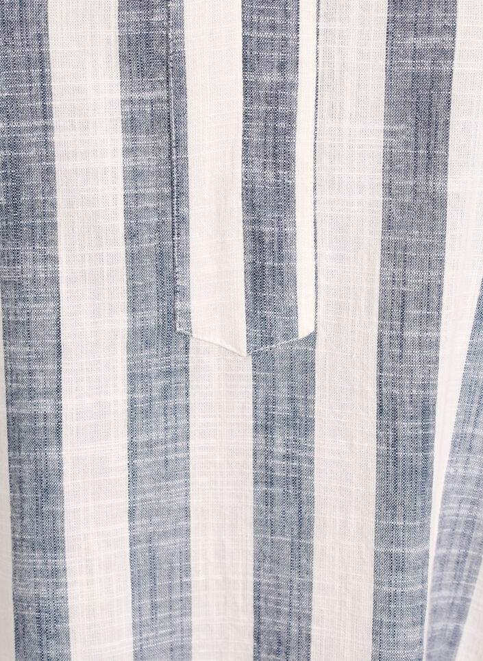 Tunika i bomull med v-ringning, Beige, Packshot image number 2