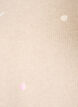 Stickad blus med sm&aring; broderade motiv, Beige, Packshot image number 2