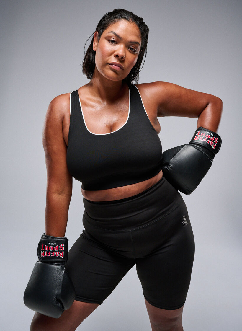 Kroppsn&auml;ra tr&auml;ningsshorts, Svart, Image image number 0