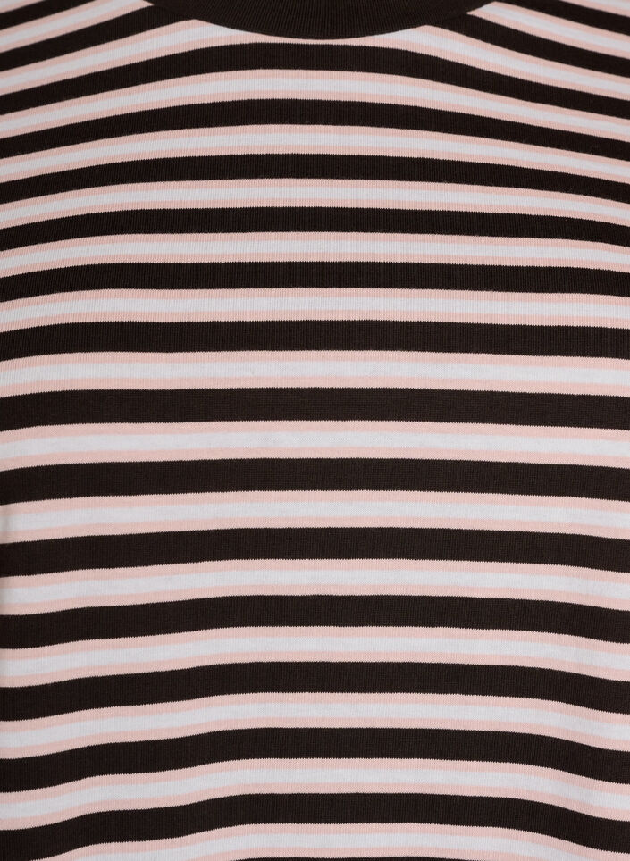 Bas-t-shirt med l&aring;nga &auml;rmar, Rosa, Packshot image number 2