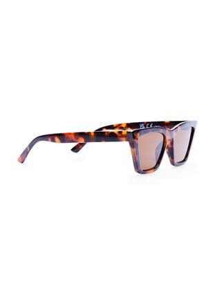Solglasögon med mönster, Brown, Packshot image number 1
