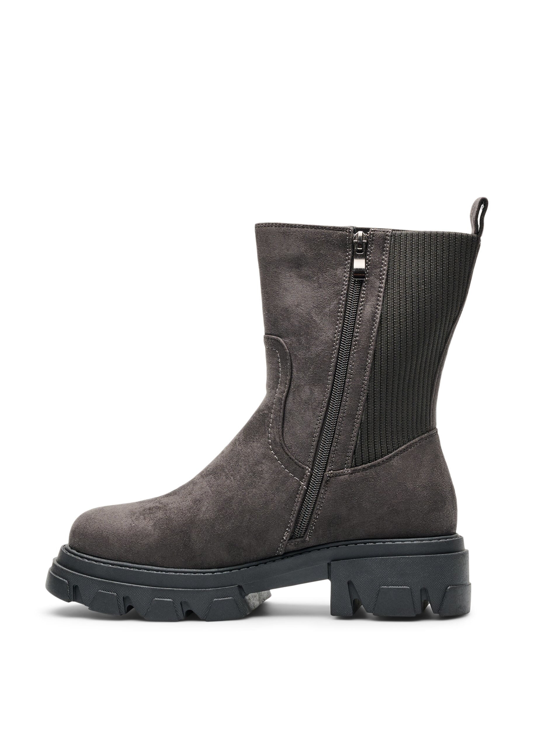 ZizziChunky boot i mockaimitation, Brun, Packshot image number 3