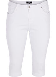Slim fit Emily capri-jeans, White