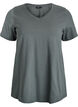 Enf&auml;rgad bas-t-shirt i bomull, Gr&ouml;n, Packshot image number 0