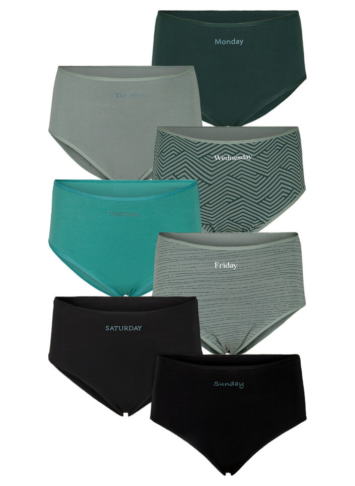 7-pack hipster med vanlig midja, Scarab Multi Pack, Packshot image number 0