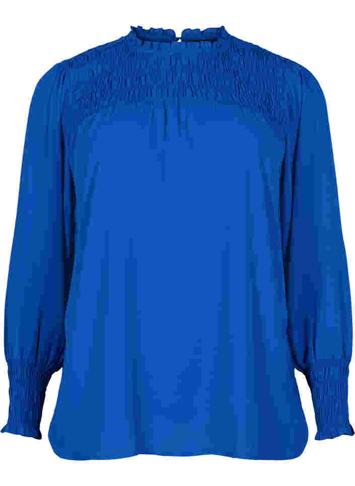 Långärmad blus med smock, Surf the web, Packshot image number 0