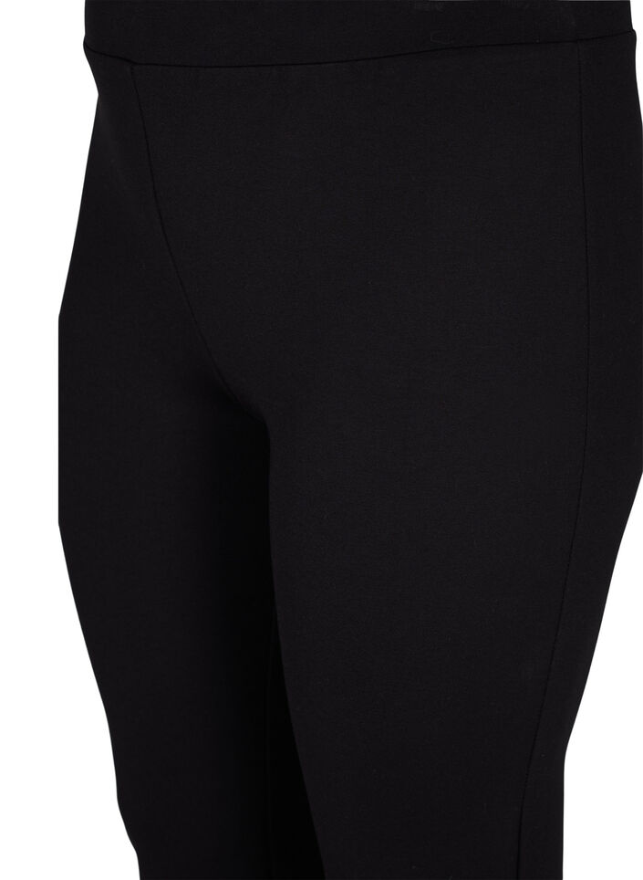 Leggings med dragkedja, Black, Packshot image number 2