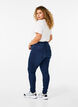 Superslimmade Bea-jeans med extra hög midja, Dark Blue, Model image number 1