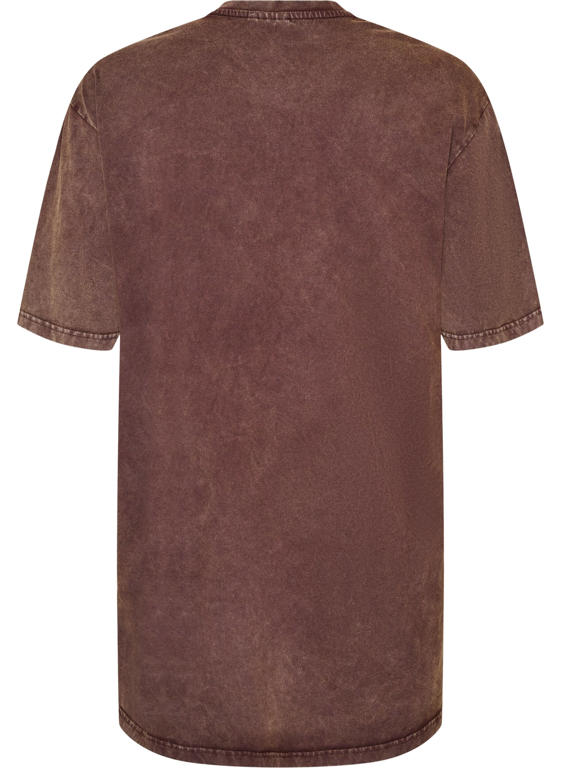 ZizziL&ouml;s t-shirtkl&auml;nning med tv&auml;ttad look, Brun, Packshot image number 1