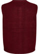 Stickad v&auml;st med dekorativa knappar, M&ouml;rk Bordeaux, Packshot image number 1