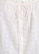 &Auml;rml&ouml;s blus med broderie anglaise och volanger, Vanilla, Packshot image number 2