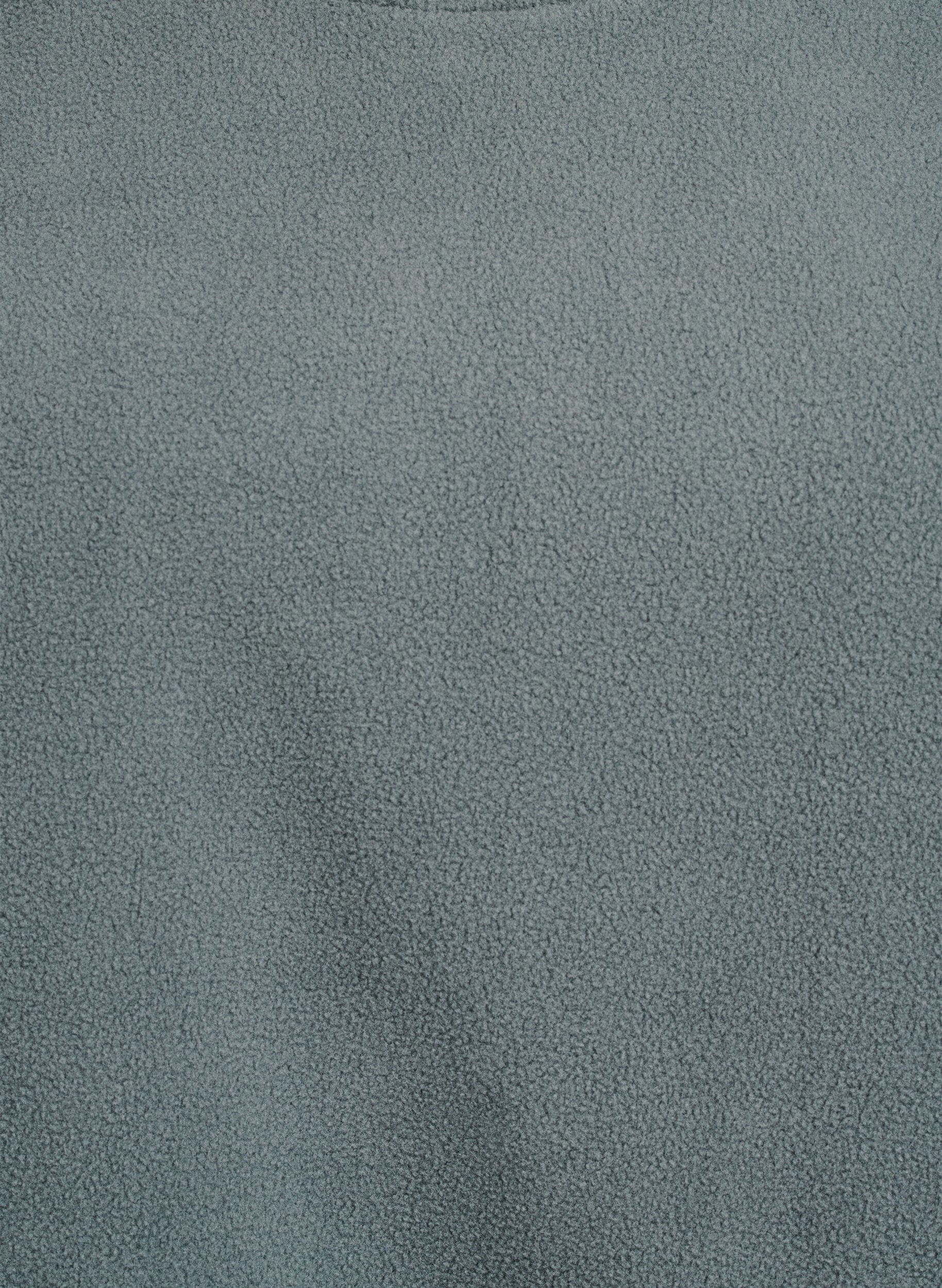 Zizzi L&ouml;s blus i fleece med fickor, Gr&ouml;n, Packshot image number 2