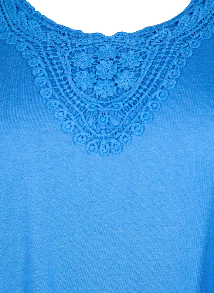 Ärmlös topp med spets, Marina, Packshot image number 2