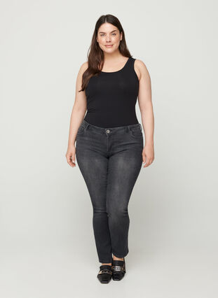 Emily Jeans , Grey Washed, Model image number 0