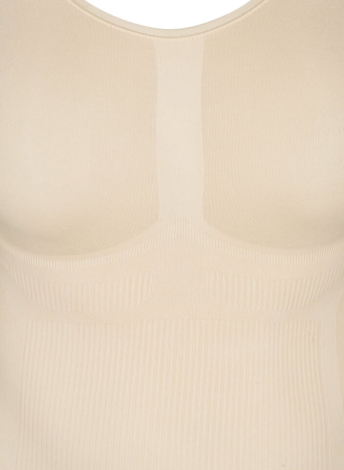 Shapeweartopp med breda remmar, Beige, Packshot image number 2