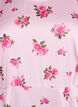 Blommig midikl&auml;nning med puff&auml;rmar, Rosa, Packshot image number 2