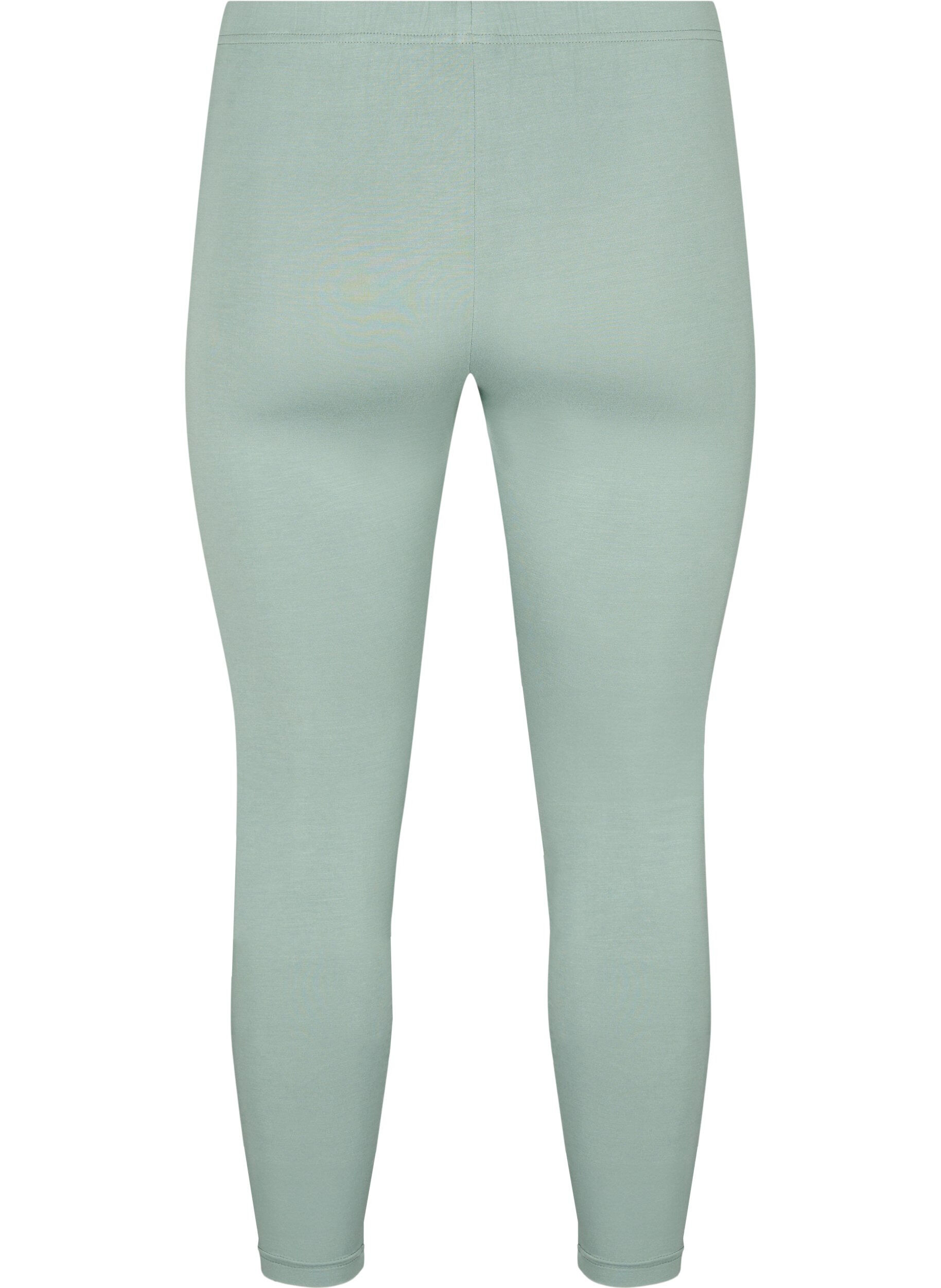 Zizzi Basleggings i viskos, Gr&ouml;n, Packshot image number 1