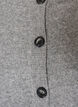 Cardigan med knappar och rundad framtill, Gr&aring;, Packshot image number 2