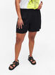 Löst sittande shorts i viskos, Black, Model image number 2