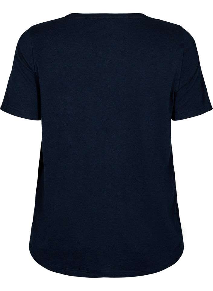 FLASH - T-shirt med tryck, Blå, Packshot image number 1