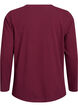 Baslinne i jersey med l&aring;nga &auml;rmar, M&ouml;rk Bordeaux, Packshot image number 1