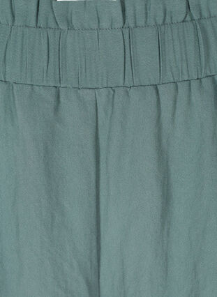 Lösa shorts i viskose, Balsam Green, Packshot image number 2