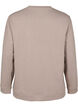 FLASH - Sweatshirt med rund halsringning, Beige, Packshot image number 1