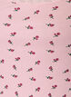 Topp med tryck och spetskant, Rosa, Packshot image number 2
