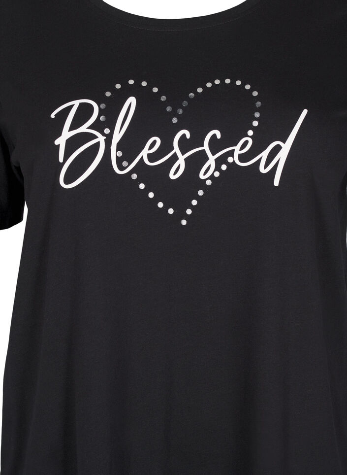 FLASH - T-shirt med tryck, Svart, Packshot image number 2