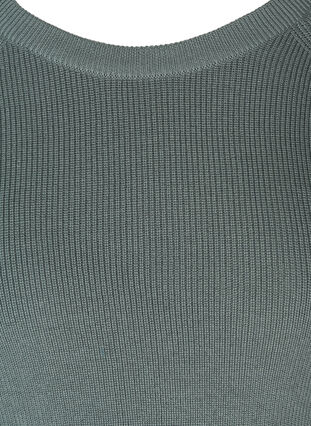 Stickad tröja med rund hals, Balsam Green, Packshot image number 2