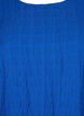 Smockblus med lyocell (TENCEL™), Strong Blue, Packshot image number 2
