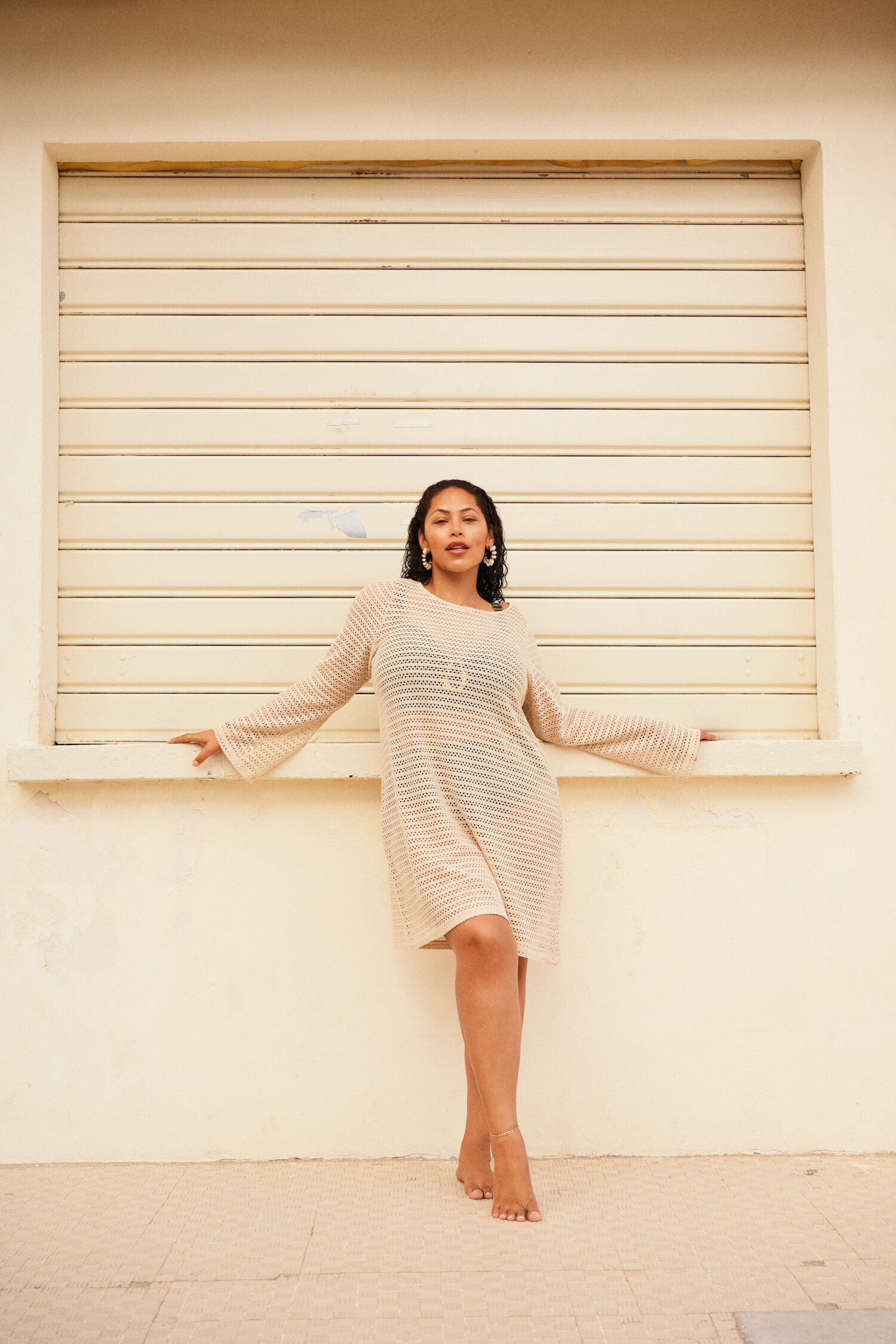 Zizzi Badkl&auml;der med detaljer, , Model