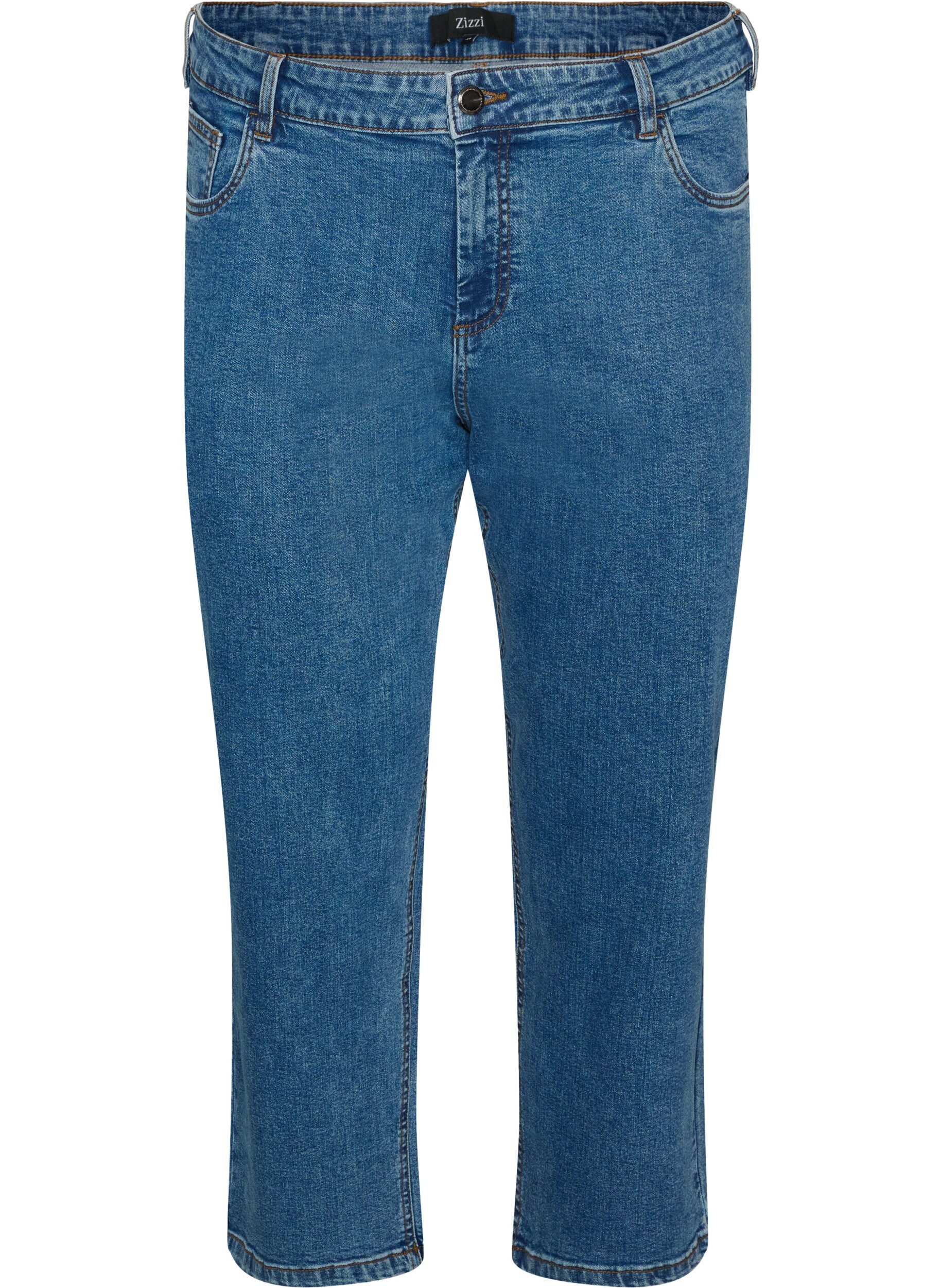 Croppade Vera-jeans med raka ben